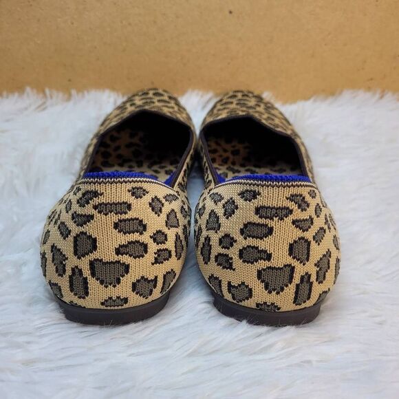Rothy's “The Loafer” Mocha Spot Leopard Print Loafers- Size 9 - Picture 4 of 12